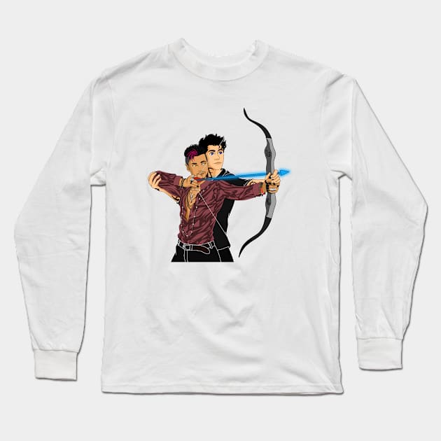 Malec Archery Long Sleeve T-Shirt by Betafoin